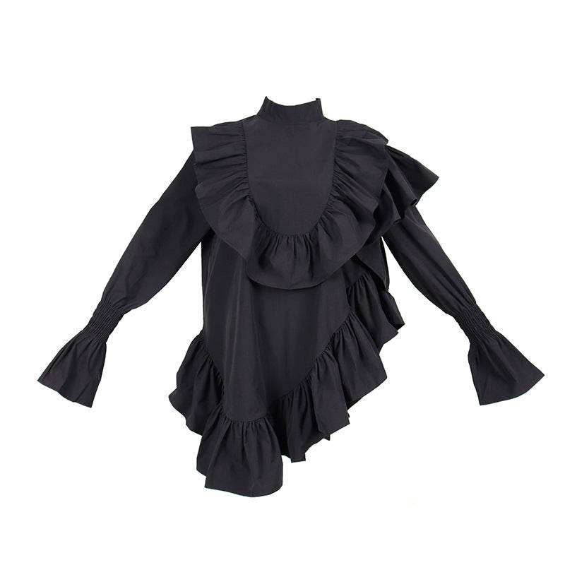 Rochie asimetrică cu volane - AM Vision RO