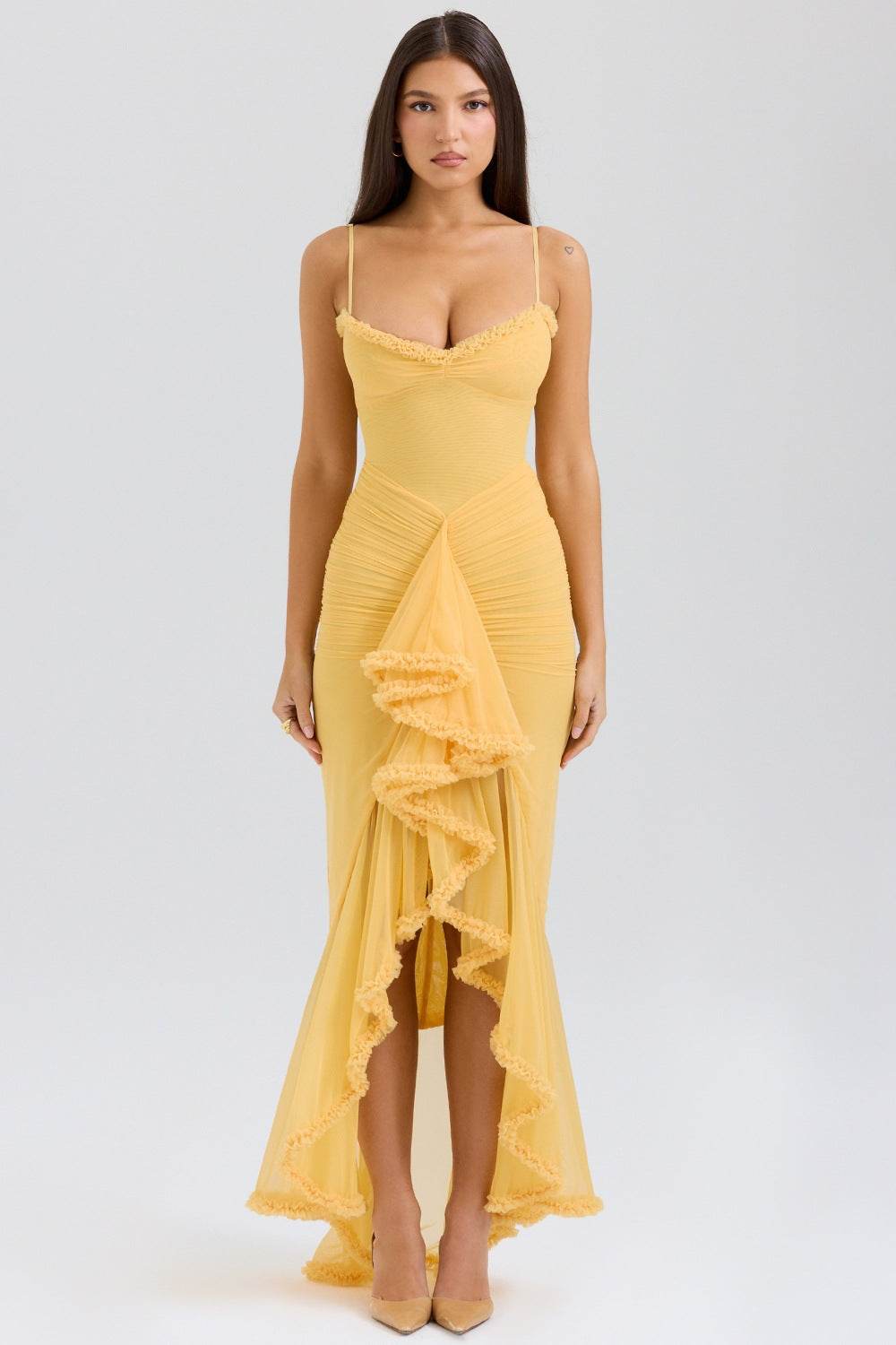 Rochie Lace Charm apricot - AM Vision RO