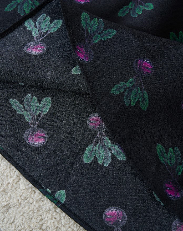 Mulberry Silk Dress / Artistic Prints