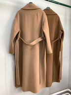 Urban Drift Double Face Wool Scarf Coat  Camel and Caramel Edition