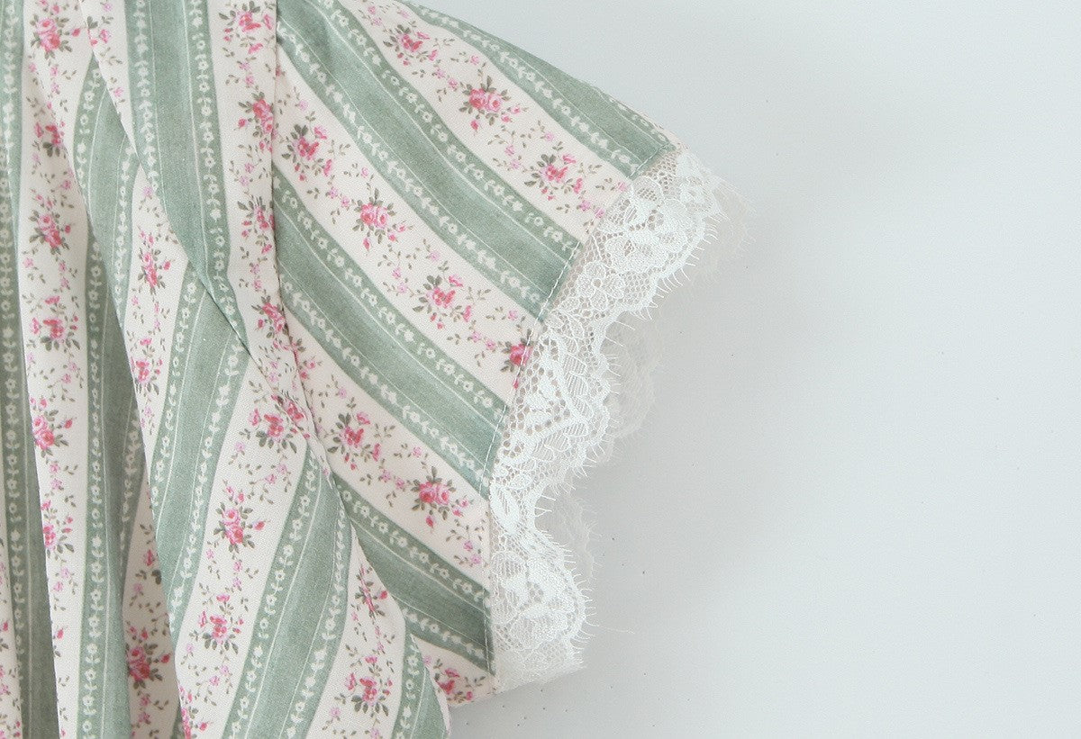 Romantic Bow Lace Mini Dress