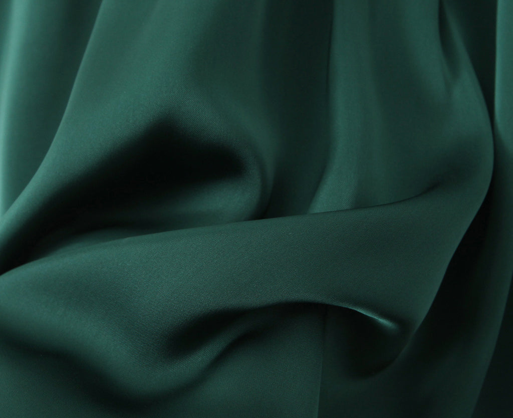 Emerald Satin Corset Mini Dress