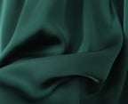 Emerald Satin Corset Mini Dress