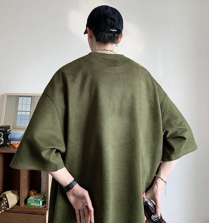 Tricou de catifea pentru bărbați, casual și confortabil - AM Vision RO