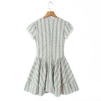 Romantic Bow Lace Mini Dress