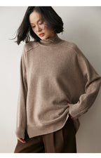 Marcelline Luxe Cashmere Turtleneck Sweater