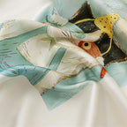 Cat Comfort Tee featuring a colorful cat design on soft fabric for ultimate relaxation