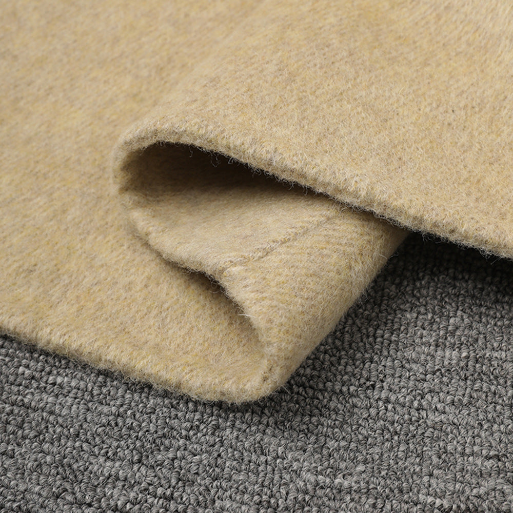 Palton beige din lână