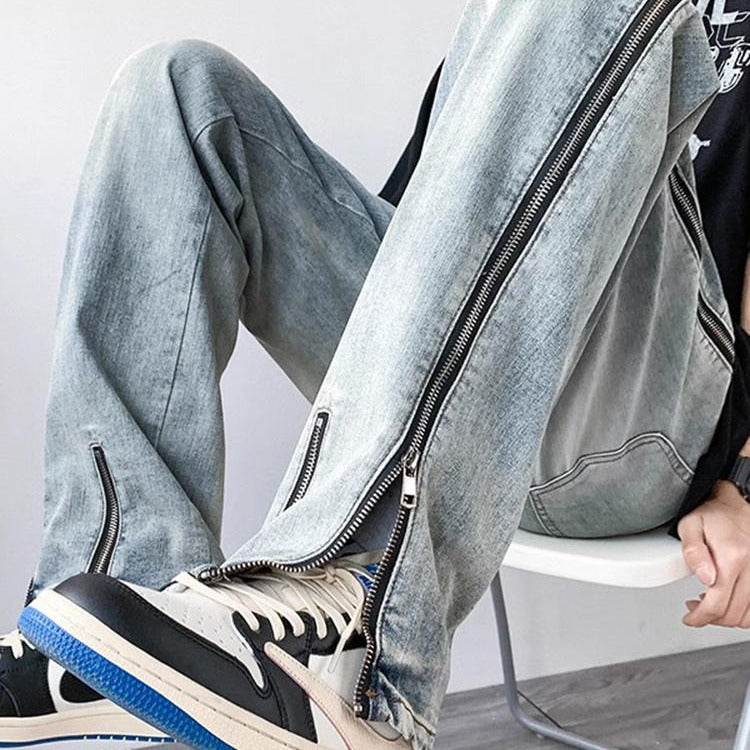 Jeans cu fermoare - AM Vision RO