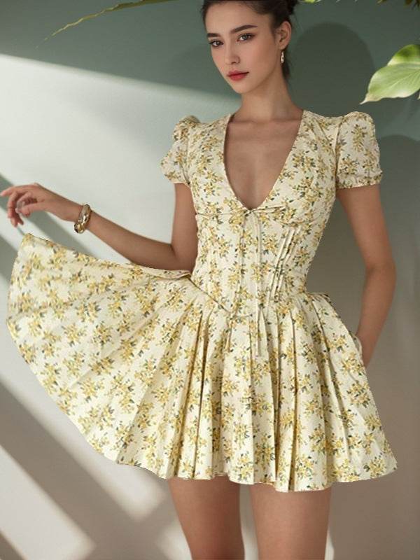 Rochie de vară înflorată - AM Vision RO
