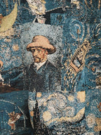 Artistic Jacket with Van Gogh Paintings featuring a vibrant collage of famous artworks