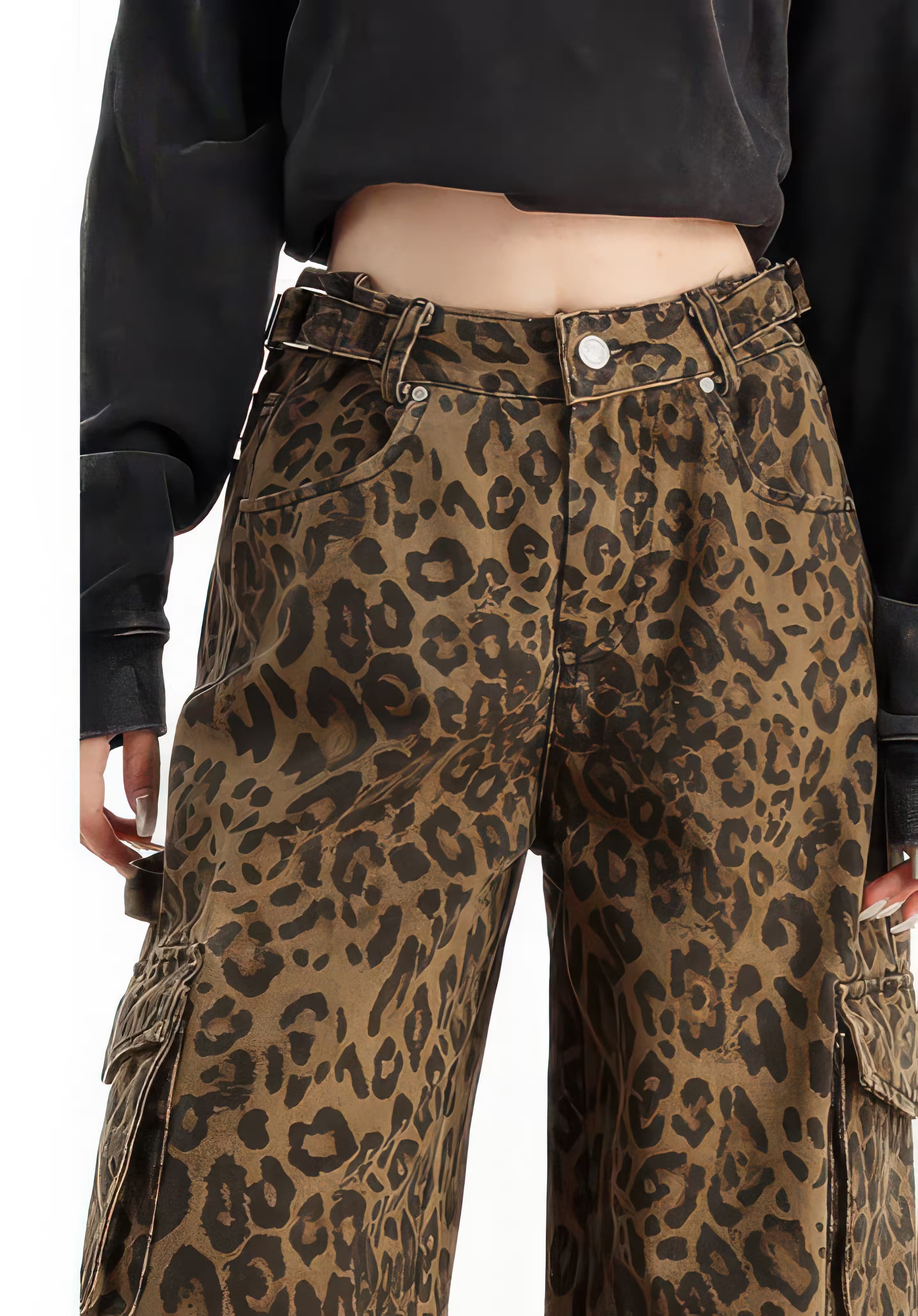 Pantaloni cu Animal Print