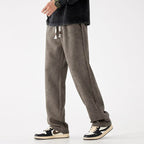 Stylish straight pants made from bamboo fibers, perfect for casual wear and comfort