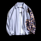 AM Vision RO Bear Print Shirt with a unique design and stylish blend of colors and patterns