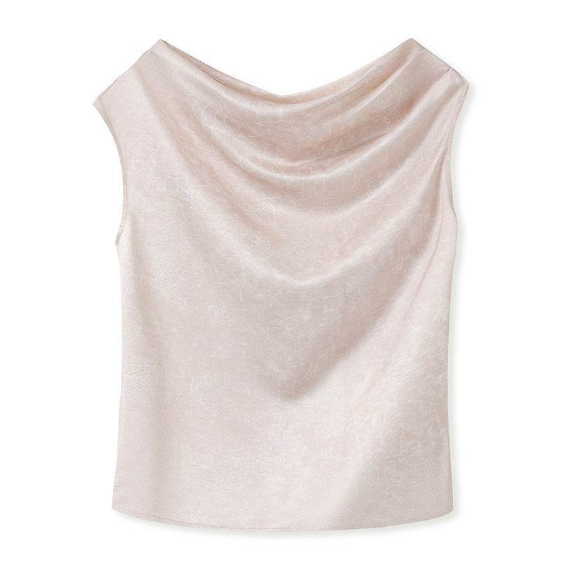 Top elegant din material fin pentru costum de femei din doua piese AM Vision RO