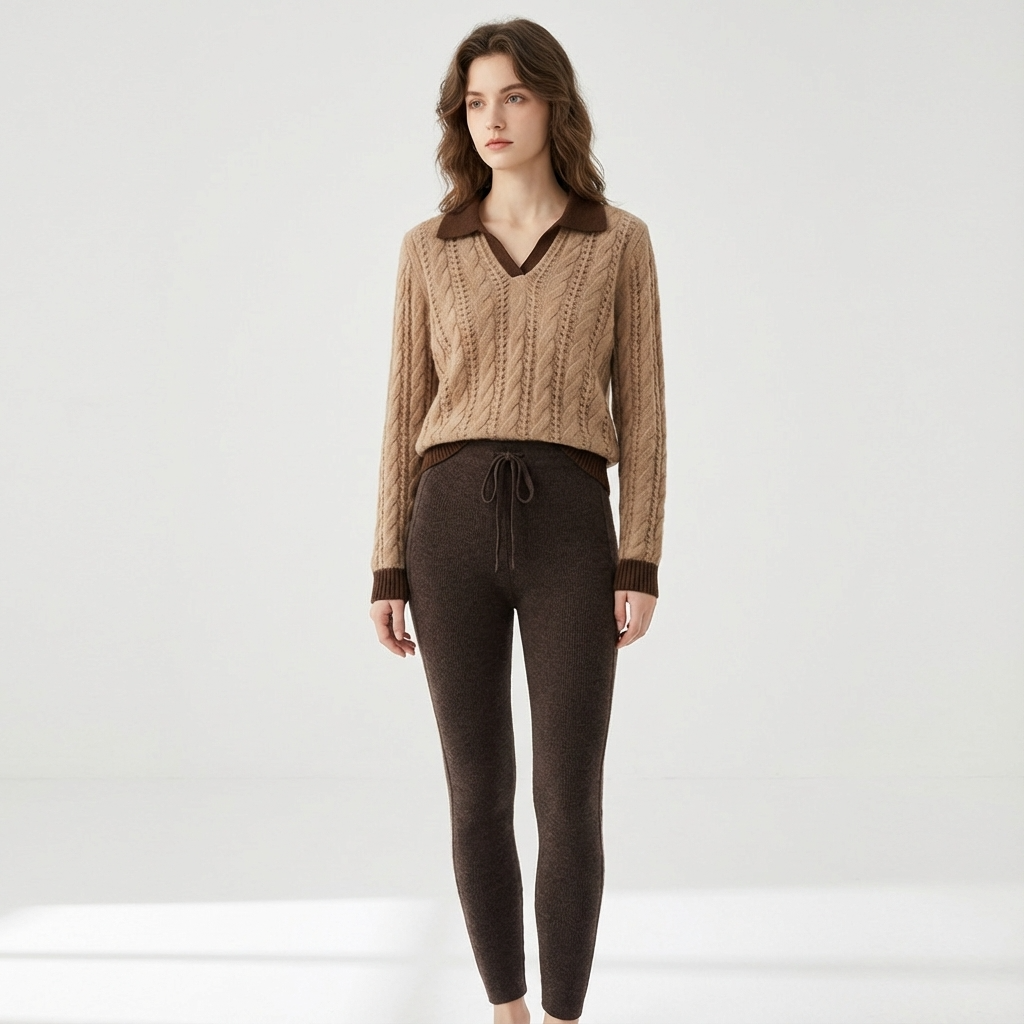 Cloud Weave Cashmere Crochet Sweater