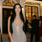 Luxe Spark Halter Rhinestone Evening Dress