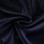 Soft navy blue fabric ideal for crafting an Elegant Bell Sleeve Dress with a luxurious feel