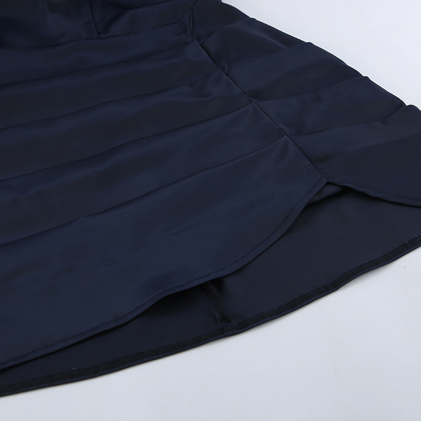 Elegant Bell Sleeve Dress with a sophisticated silhouette and flowing fabric