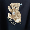 AM Vision RO Embroidered Bear T-Shirt featuring a soft teddy bear design with intricate stitching