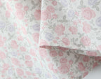 French Floral Lace Slip Dress featuring a delicate pastel rose pattern for a romantic look