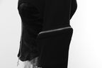 Side view of AM Vision RO Hoodie with Zippers and Corset With Zipper Design showcasing stylish features