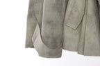 AM Vision RO Stylish Gray Jacket and Skirt Set with Modern Tailoring for Elegant Outfits