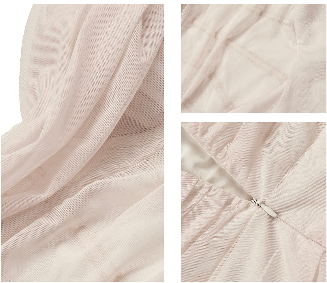 Midnight Muse Off-Shoulder Fishtail Dress Detail with Soft Fabric and Elegant Design