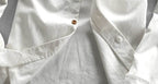 AM Vision RO Minimalist Design Shirt in white with button details and a relaxed fit