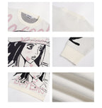 Oversized Anime Sweater featuring unique graphic design and cozy fit for stylish comfort