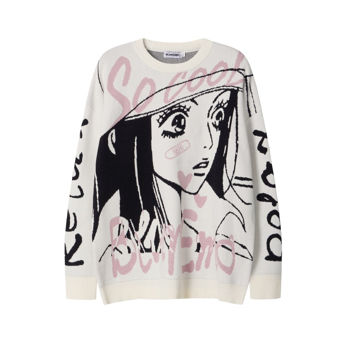 Oversized Anime Sweater featuring a unique graphic design and stylish oversized fit