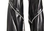 Stylish AM Vision RO Streetwear Pants with Glossy Effect and Side Pockets for a trendy look