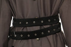 Close-up of AM Vision RO Retro Blazer with Belt featuring a stylish tied belt and elegant tailoring
