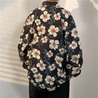 AM Vision RO Floral Oversized Shirt Featuring Retro Tie-Dye Shirts Design for a Stylish Look