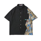 AM Vision RO Short Sleeve Bear Shirt featuring a unique bear graphic on the side for a stylish look