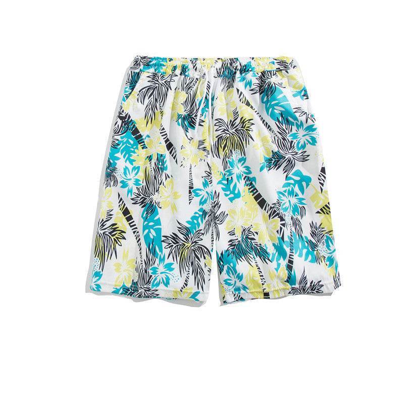 Șort de plaja pentru bărbați cu imprimeu tropical colorat din colecția AM Vision RO