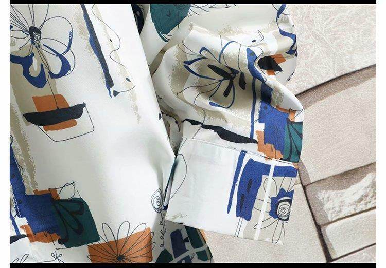  Colorful Printed Streetwear Designer Shirt with Unique Floral Patterns