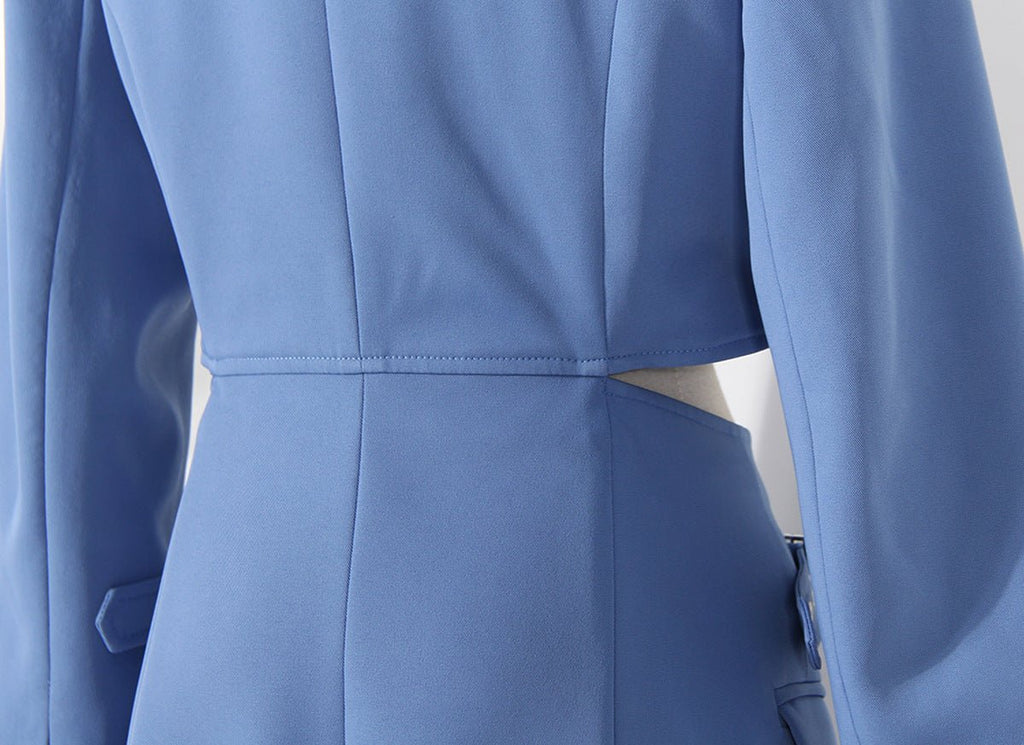 Suit-Style Dress dress with a fitted design and tailored back for a chic look