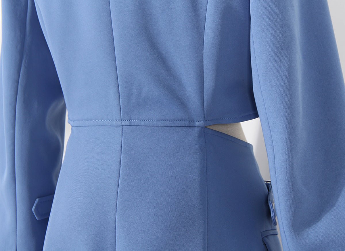 Suit-Style Dress dress with a fitted design and tailored back for a chic look