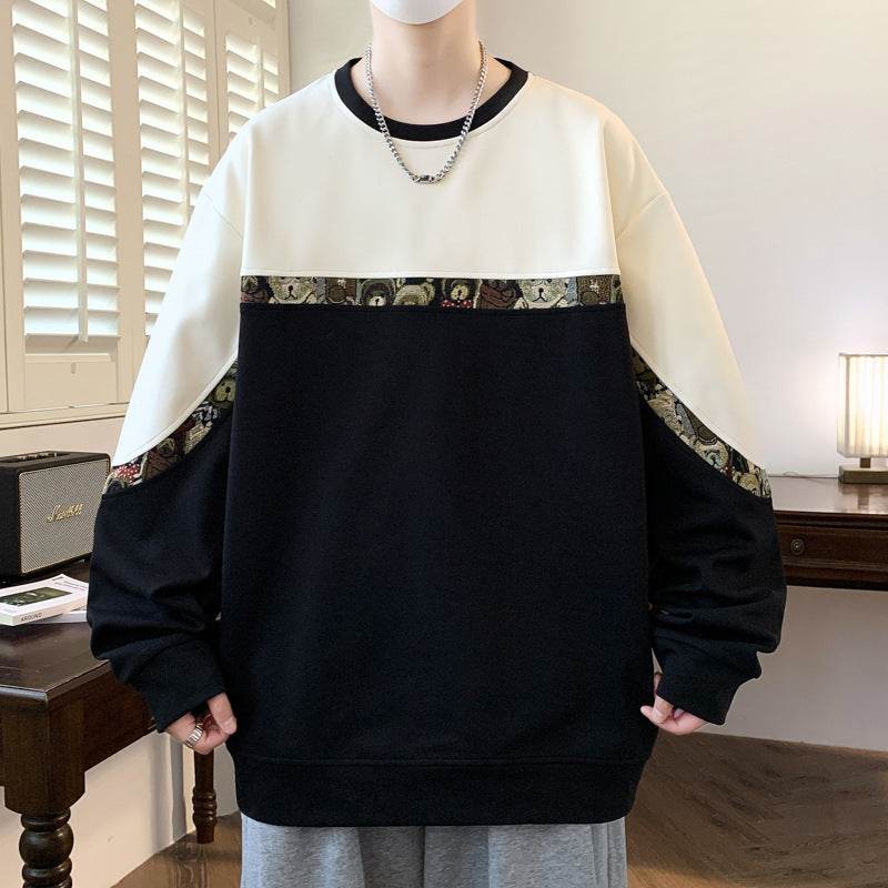 Stylish sweater in various colors with embroidered bear detail for a trendy look