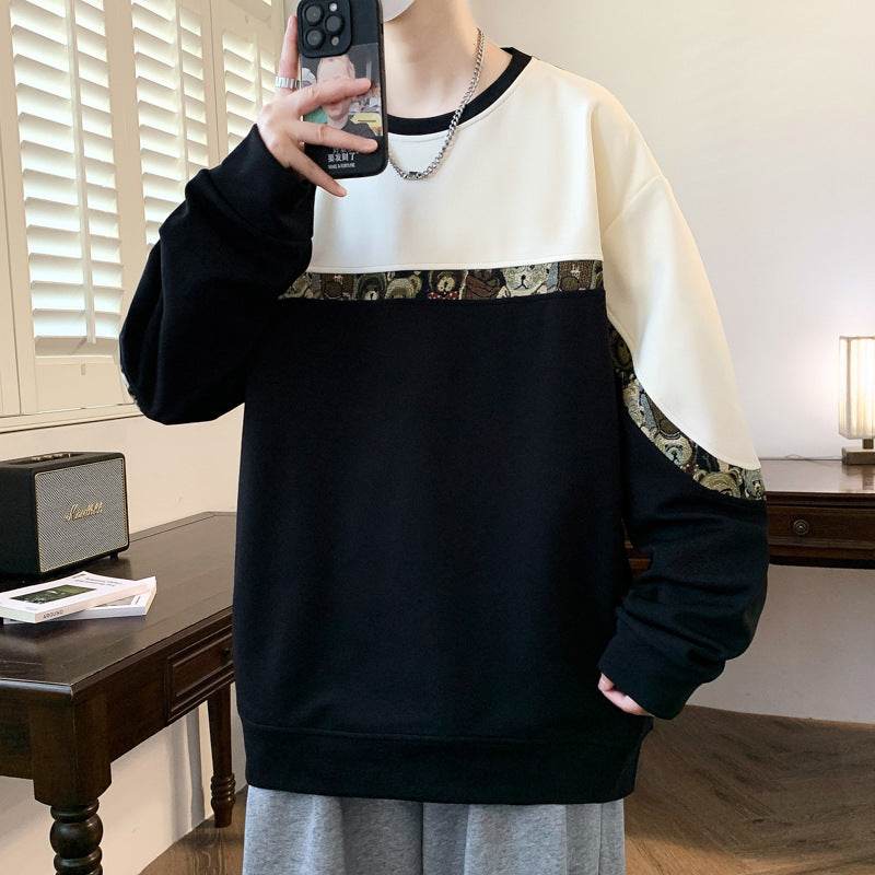 Stylish AM Vision RO Sweater in Various Colors with Embroidered Bear Detail, perfect for casual wear