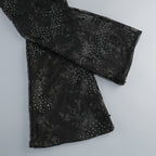 Valentina Crystal Lace V-Neck Jumpsuit featuring intricate lace detailing and shimmering crystals