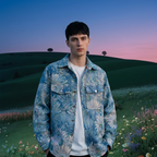 Osaka Breeze Floral Shirt Jacket featuring a vibrant floral design, perfect for spring outings