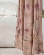 Elegant Pink Silk Blossom Dress featuring a soft floral pattern and flowing fabric for a romantic look