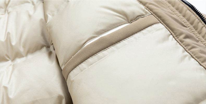 AM Vision RO Warm Jacket with Multiple Pockets in beige for comfort and utility during cold weather