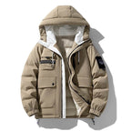 AM Vision RO Warm Jacket with Multiple Pockets in beige for style and practicality