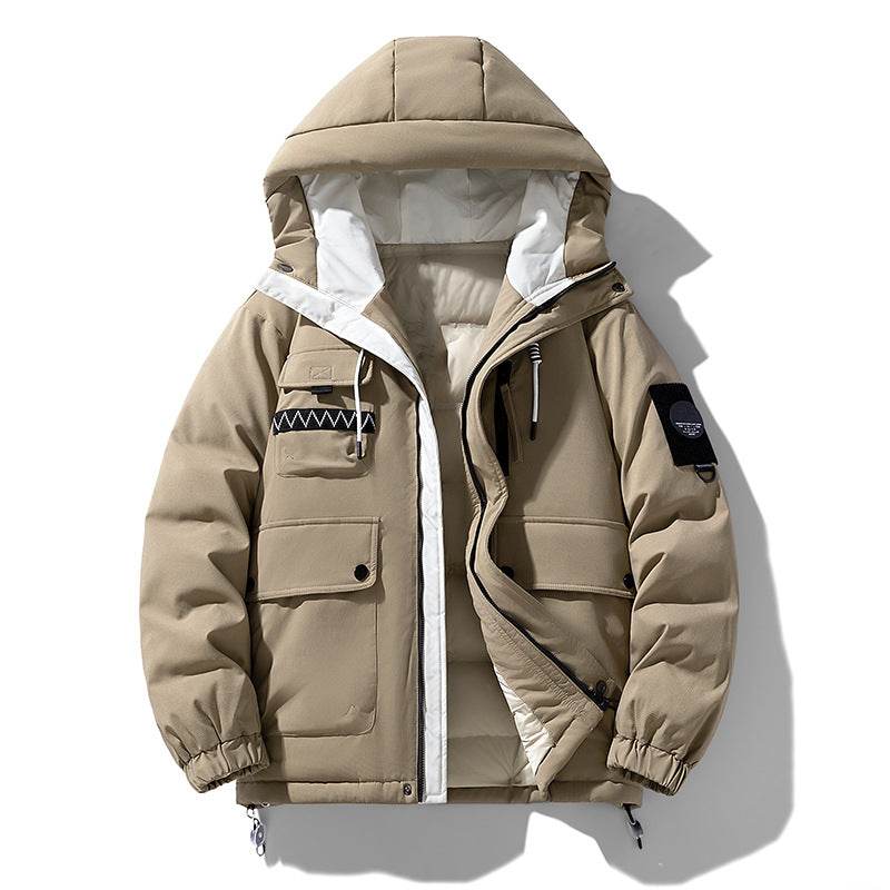 AM Vision RO Warm Jacket with Multiple Pockets in beige for style and practicality